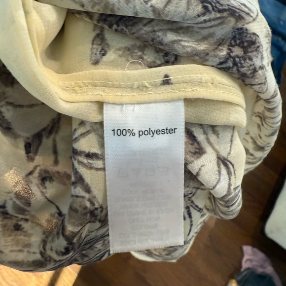 Maurices Ivory  Floral Kimono - Picture 9 of 9